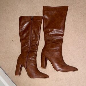 Sophisticated Brown Heeled Boots